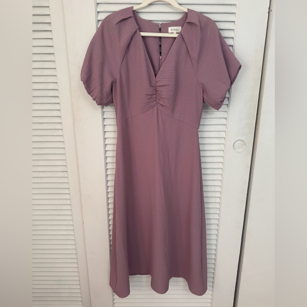 Bohme Mauve Midi Dress